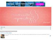 Tablet Screenshot of mamaeaprendiz.com
